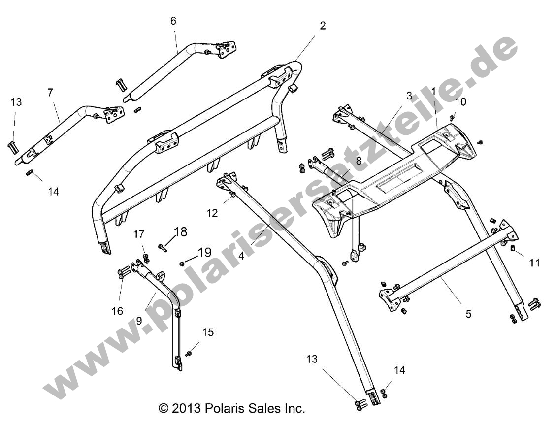 CHASSIS, CAB FRAME CHASSIS, CAB FRAME