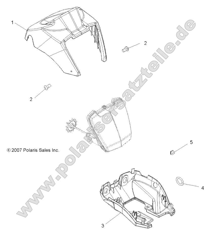 Body, Headlight Pod Body, Headlight Pod