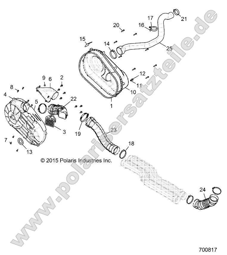 Drive Train, Clutch Cover and Ducting Drive Train, Clutch Cover and Ducting