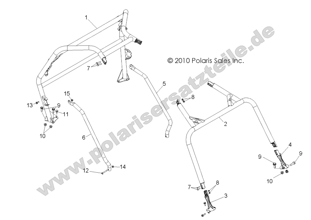 CHASSIS, CAB FRAME and SIDE BARS CHASSIS, CAB FRAME and SIDE BARS