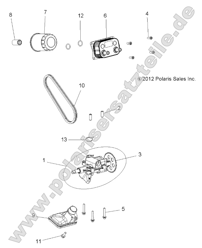 Engine, Oil Pump and Oil Cooler Engine, Oil Pump and Oil Cooler