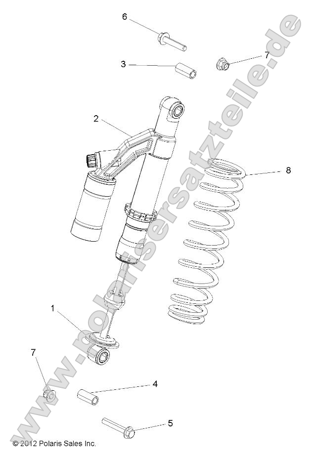 Suspension, Shock, Rear, Mounting Suspension, Shock, Rear, Mounting