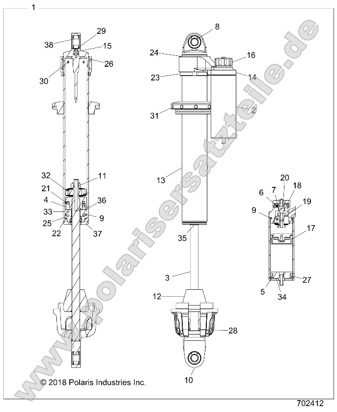 Suspension, Front Internals Suspension, Front Internals