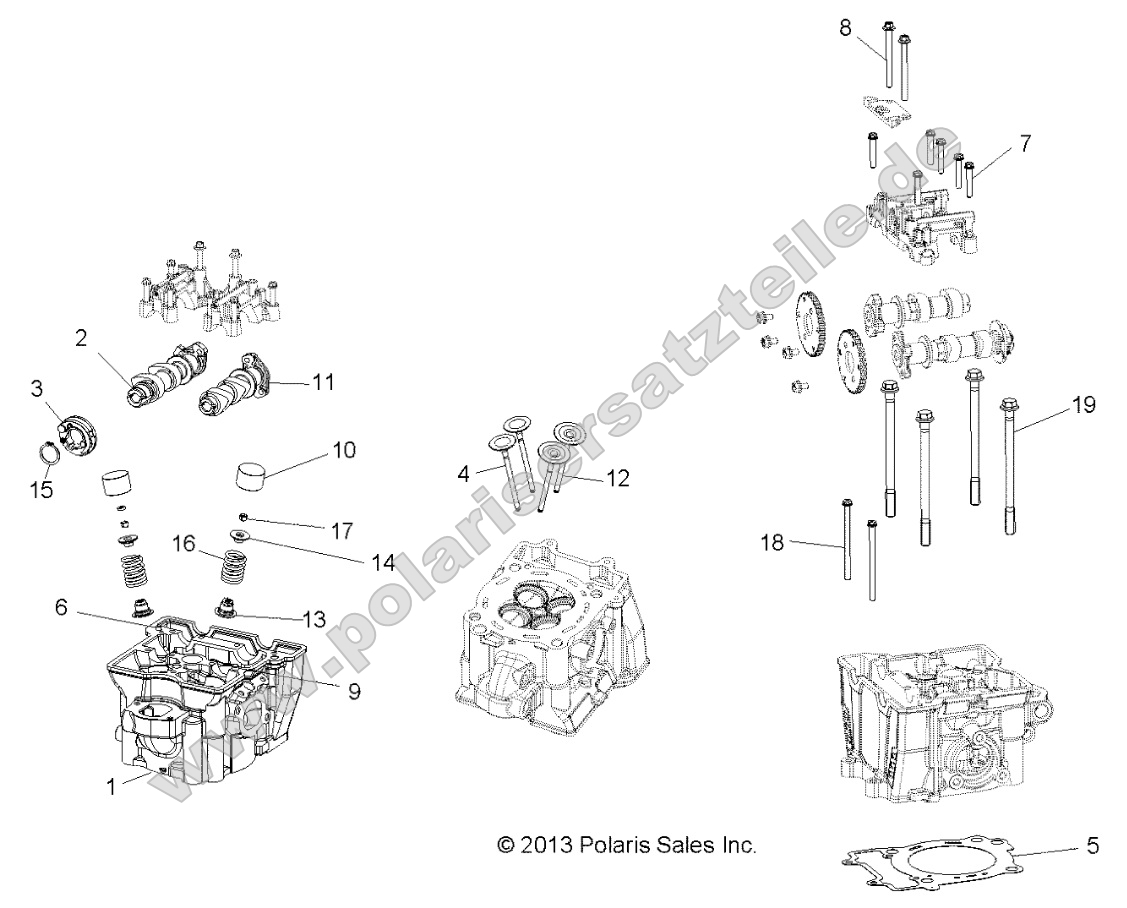 Engine, Cylinder Head, Cams and Valves Engine, Cylinder Head, Cams and Valves