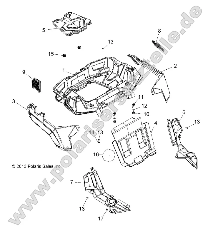 Body, Rear Rack and Fenders