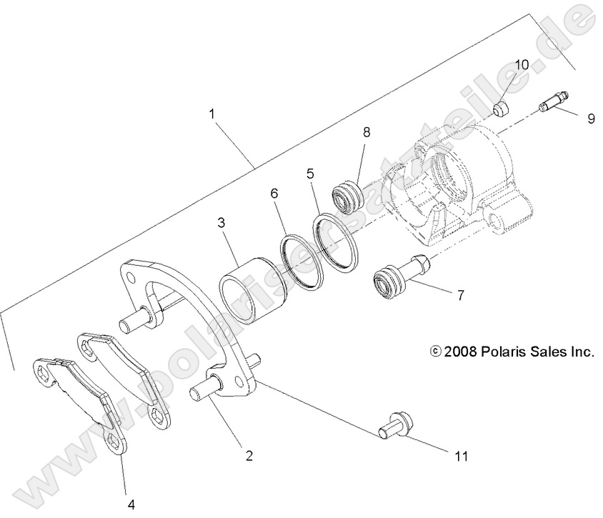 BRAKES, FRONT CALIPER BRAKES, FRONT CALIPER