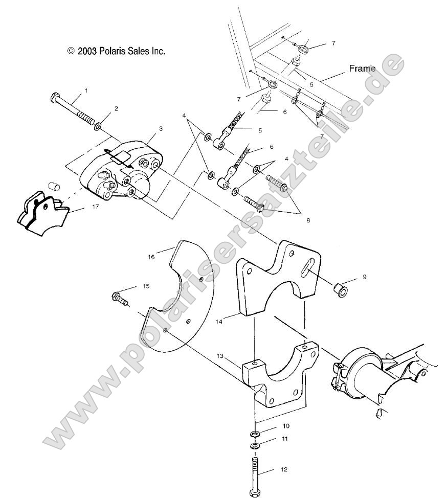 Rear Caliper Mounting