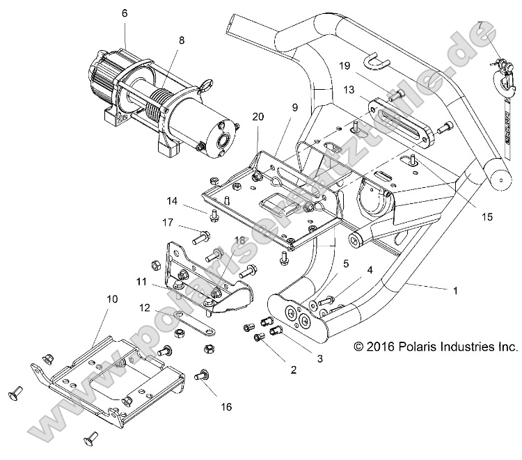 Accessory, Front Bumper, w/ WInch Accessory, Front Bumper, w/ WInch