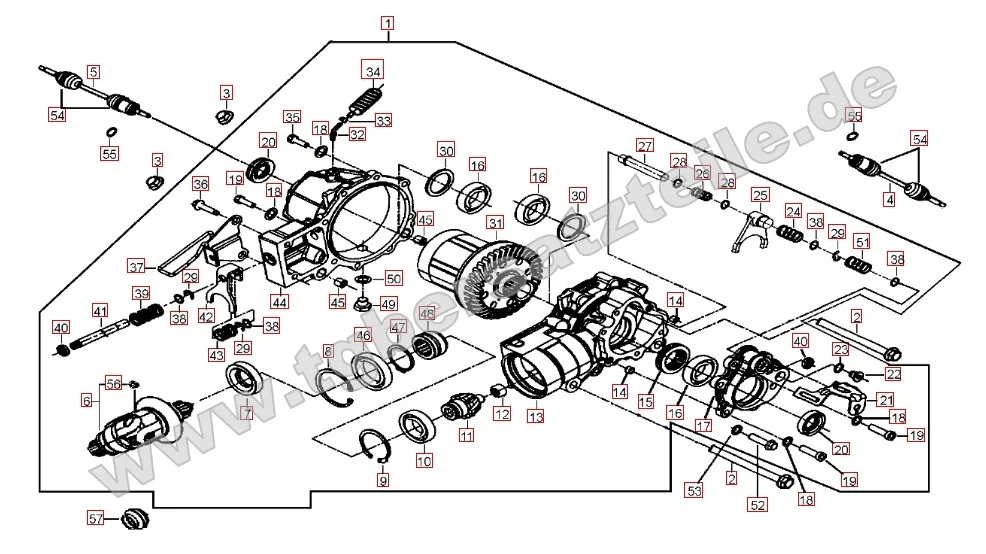 Differenzial vorne Differenzial vorne