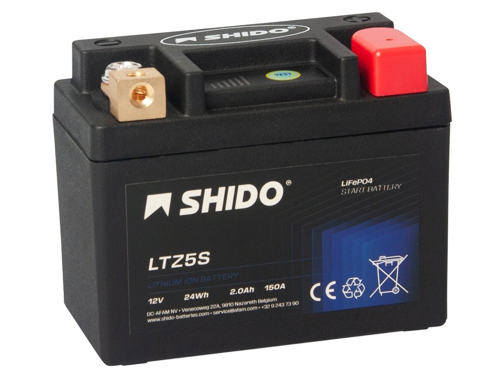 Shido LTZ5S Lithium Ionen Batterie 12V LiFePO4 (YTZ5S-BS YTZ5S) Shido LTZ5S Lithium Ionen Batterie 12V LiFePO4 (YTZ5S-BS YTZ5S)