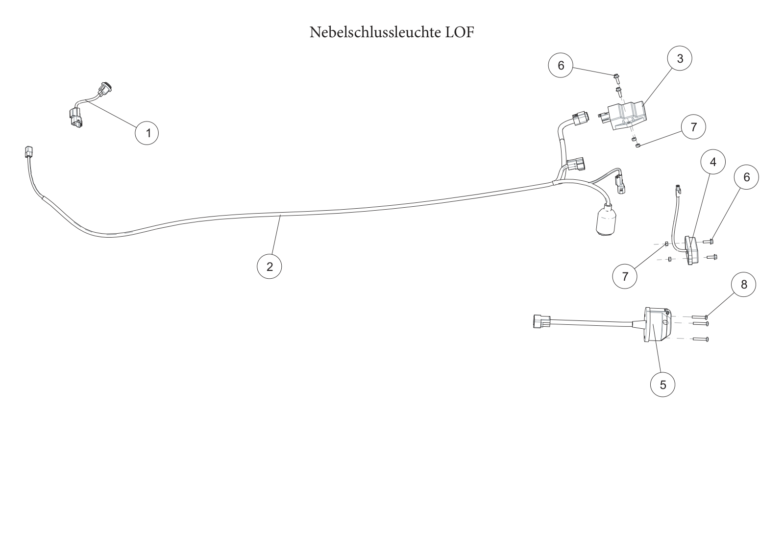 Nebelschlussleuchte LOF Nebelschlussleuchte LOF