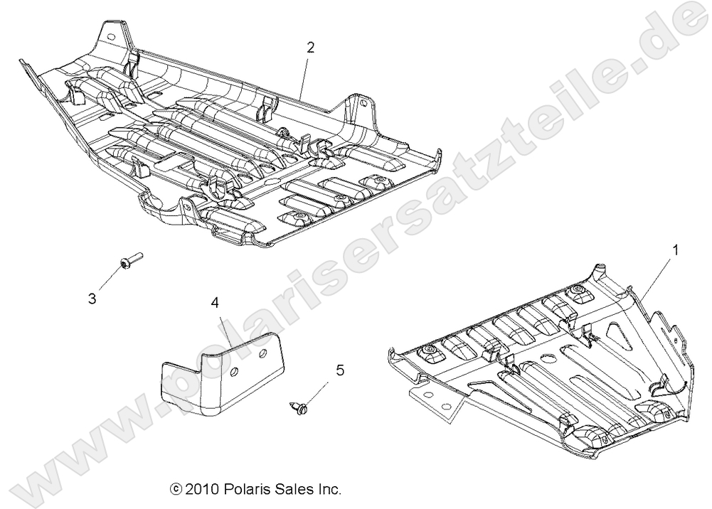 BODY, SKID PLATES BODY, SKID PLATES