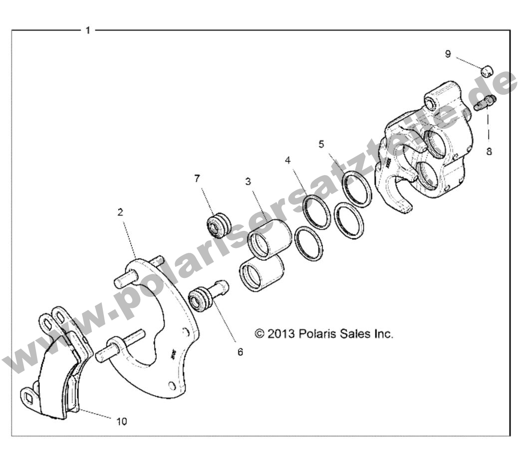 BRAKES, REAR CALIPER BRAKES, REAR CALIPER
