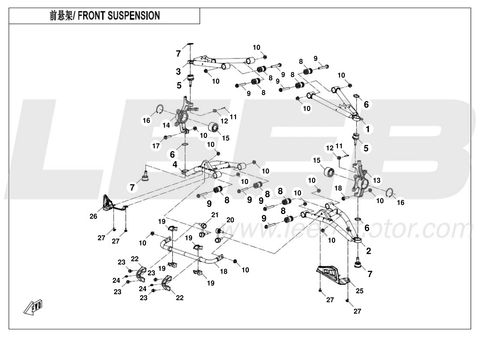 F05-1 FRONT SUSPENSION