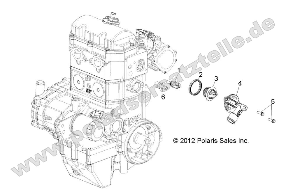 ENGINE, THERMOSTAT