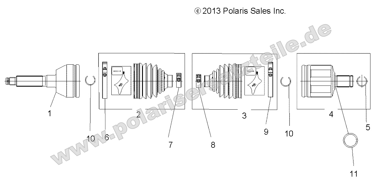 Drive Train, Front Drive Shaft Drive Train, Front Drive Shaft
