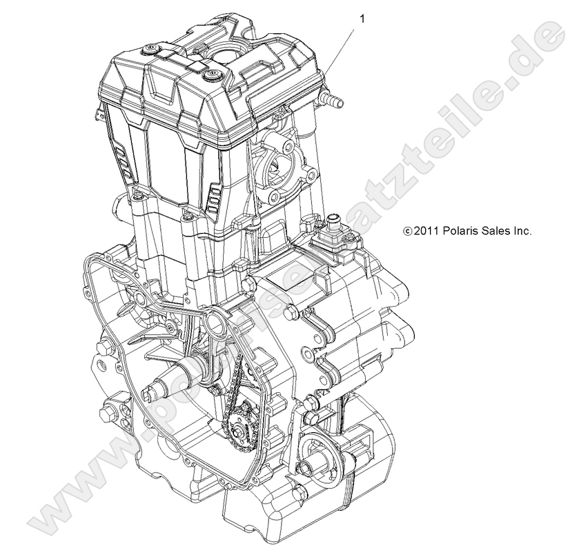ENGINE, LONG BLOCK