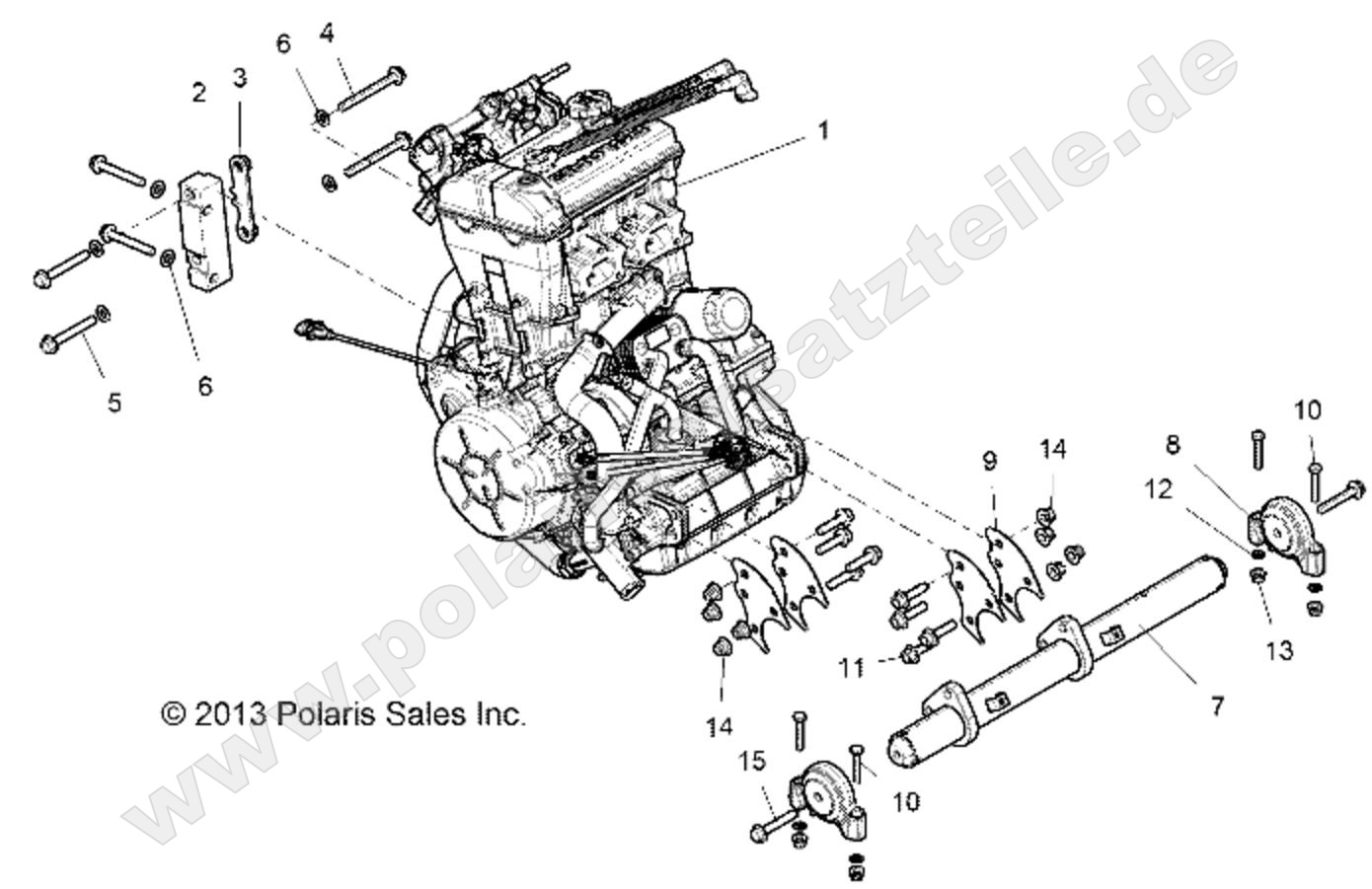 ENGINE, MOUNTING