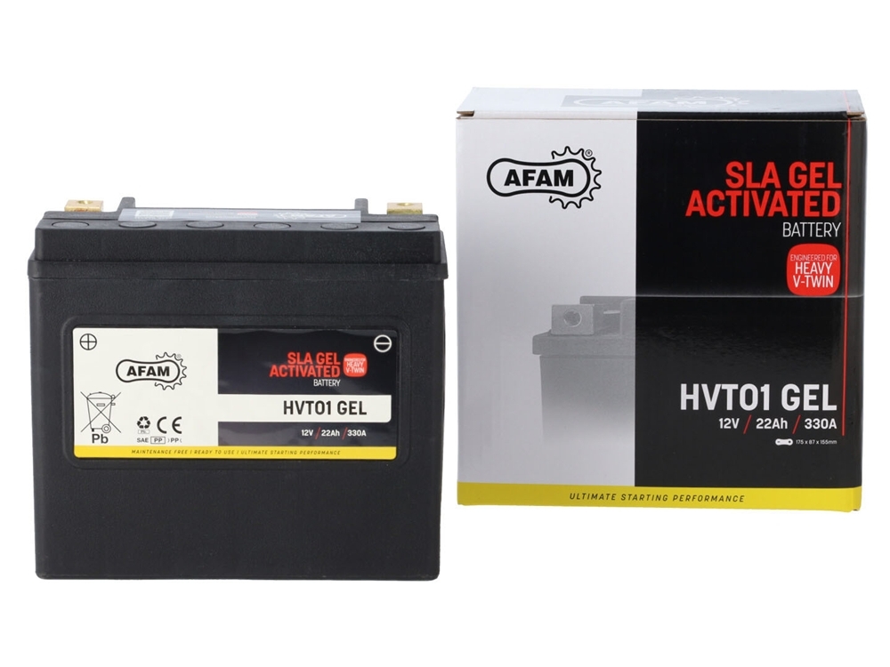 AFAM HVT 01 GEL SLA Batterie 12V 22AH 330A - Einbaufertig (YTX20HL-BS 65989 HVT01) AFAM HVT 01 GEL SLA Batterie 12V 22AH 330A - Einbaufertig (YTX20HL-BS 65989 HVT01)