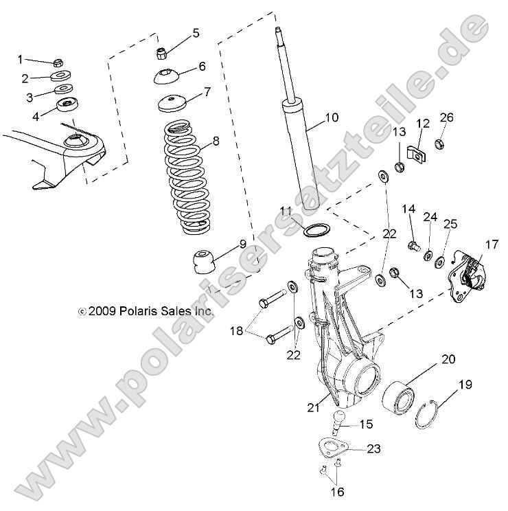 Suspension, Front Strut Suspension, Front Strut