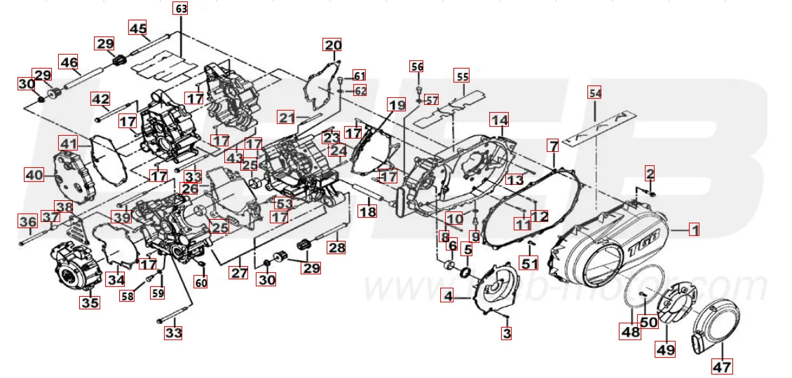 Motorgehäuse Motorgehäuse