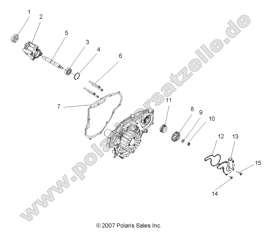 ENGINE, OIL PUMP and WATER PUMP