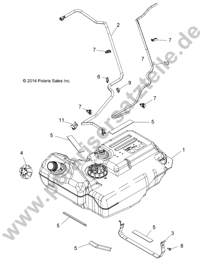 BODY, FUEL TANK BODY, FUEL TANK
