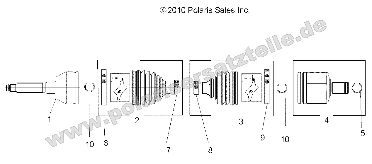 Drive Train, Front Drive Shaft Drive Train, Front Drive Shaft