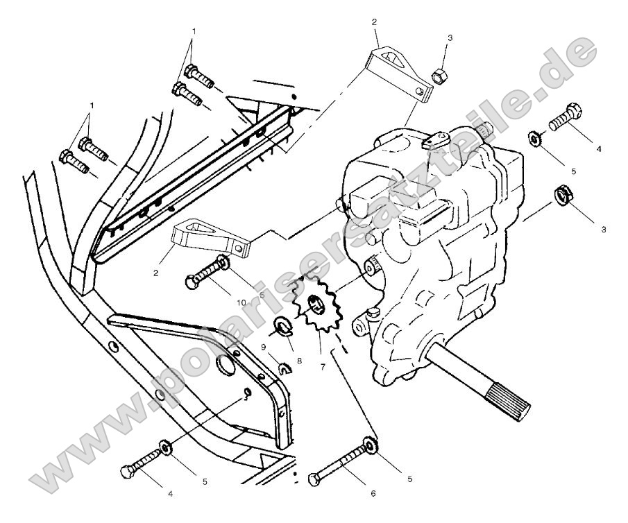 Gearcase Mounting