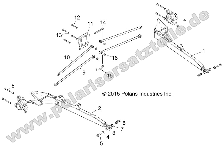 Suspension, Rear Control Arms
