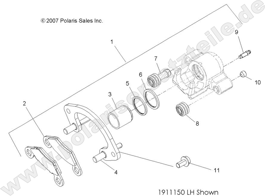 BRAKES, FRONT CALIPER BRAKES, FRONT CALIPER