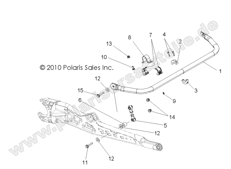 SUSPENSION, TORSION BAR, REAR SUSPENSION, TORSION BAR, REAR