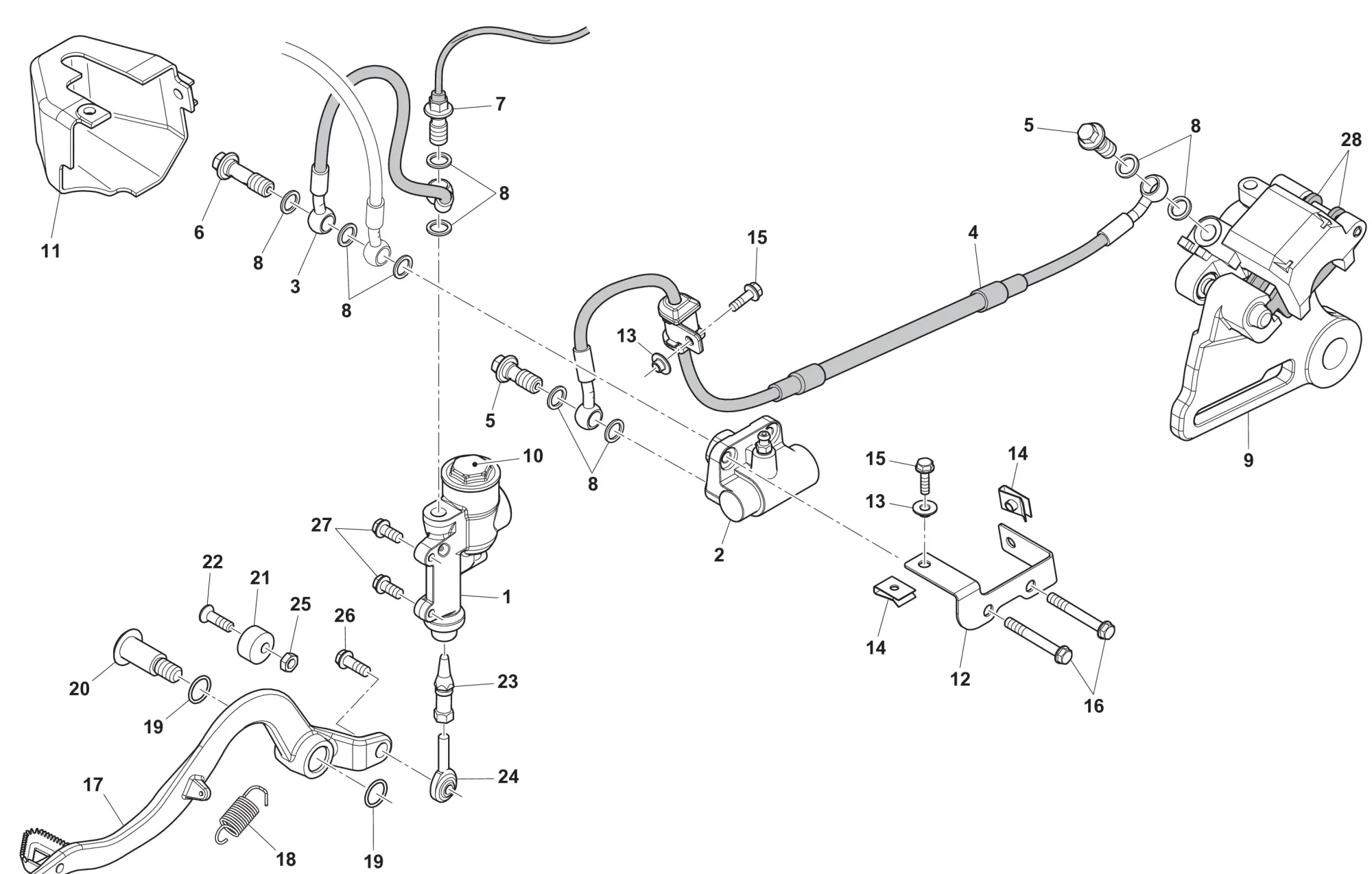 Bremssystem hinten Bremssystem hinten