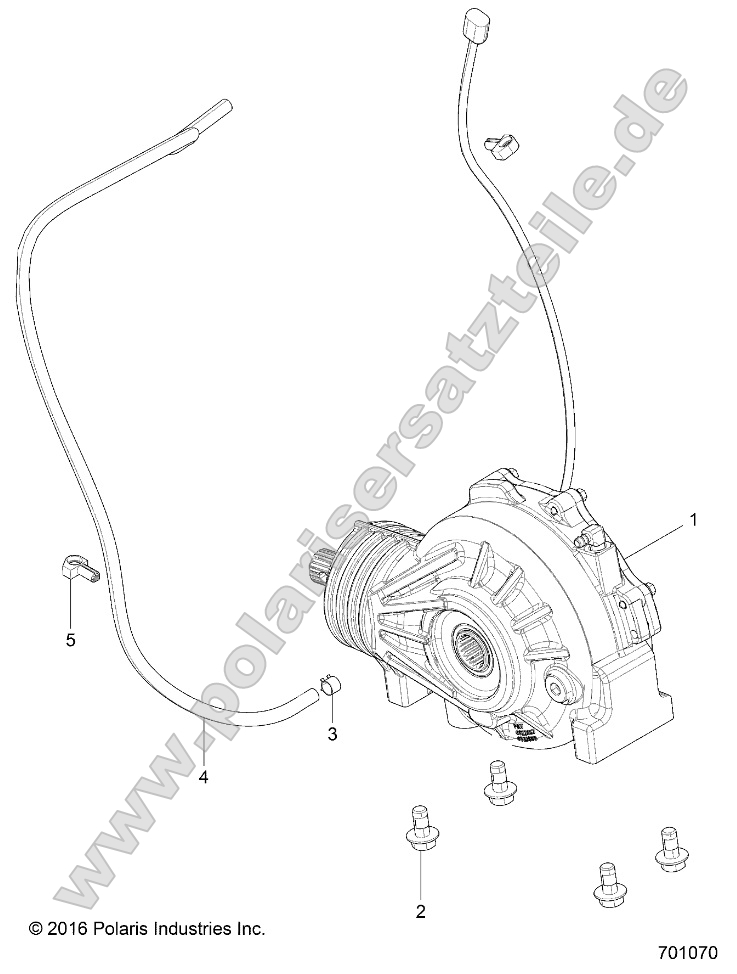 Drive Train, Front Gearcase Mounting Drive Train, Front Gearcase Mounting