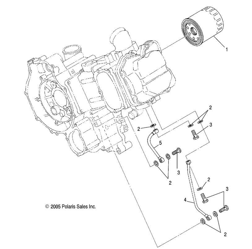 ENGINE, OIL FILTER