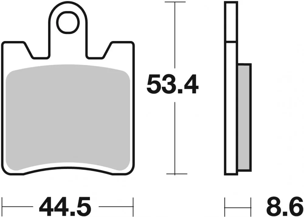 SBS Bremsbeläge Scooter Maxi Sintermetall ABE - 146MS