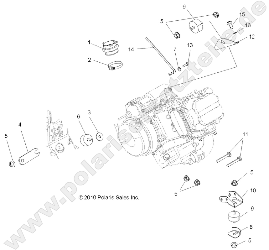 ENGINE, MOUNTING