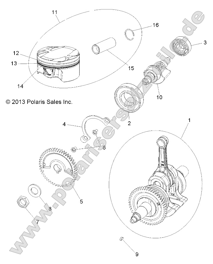 Engine, Crankshaft, Piston and Balance Shaft Engine, Crankshaft, Piston and Balance Shaft