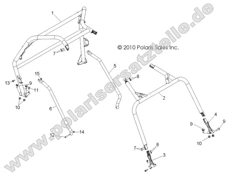 CHASSIS, CAB FRAME and SIDE BARS