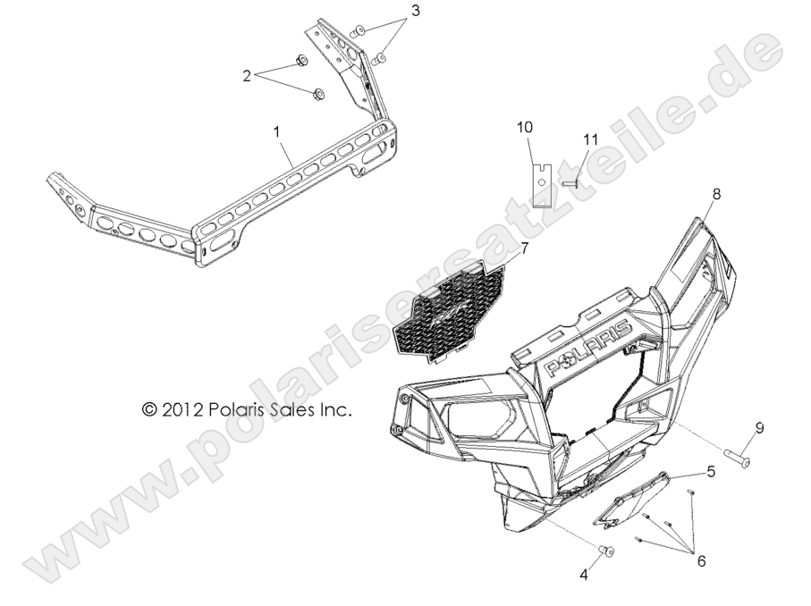 BODY, FRONT BUMPER BODY, FRONT BUMPER