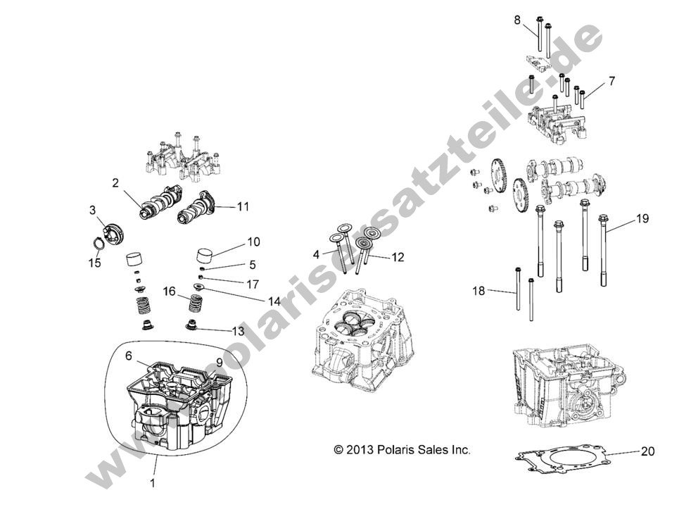 ENGINE, CYLINDER HEAD, CAMS and VALVES ENGINE, CYLINDER HEAD, CAMS and VALVES