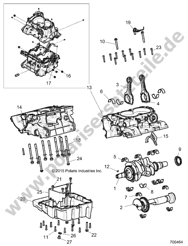 ENGINE, CRANKCASE AND CRANKSHAFT ENGINE, CRANKCASE AND CRANKSHAFT