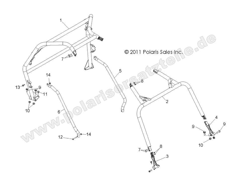 CHASSIS, CAB FRAME and SIDE BARS CHASSIS, CAB FRAME and SIDE BARS