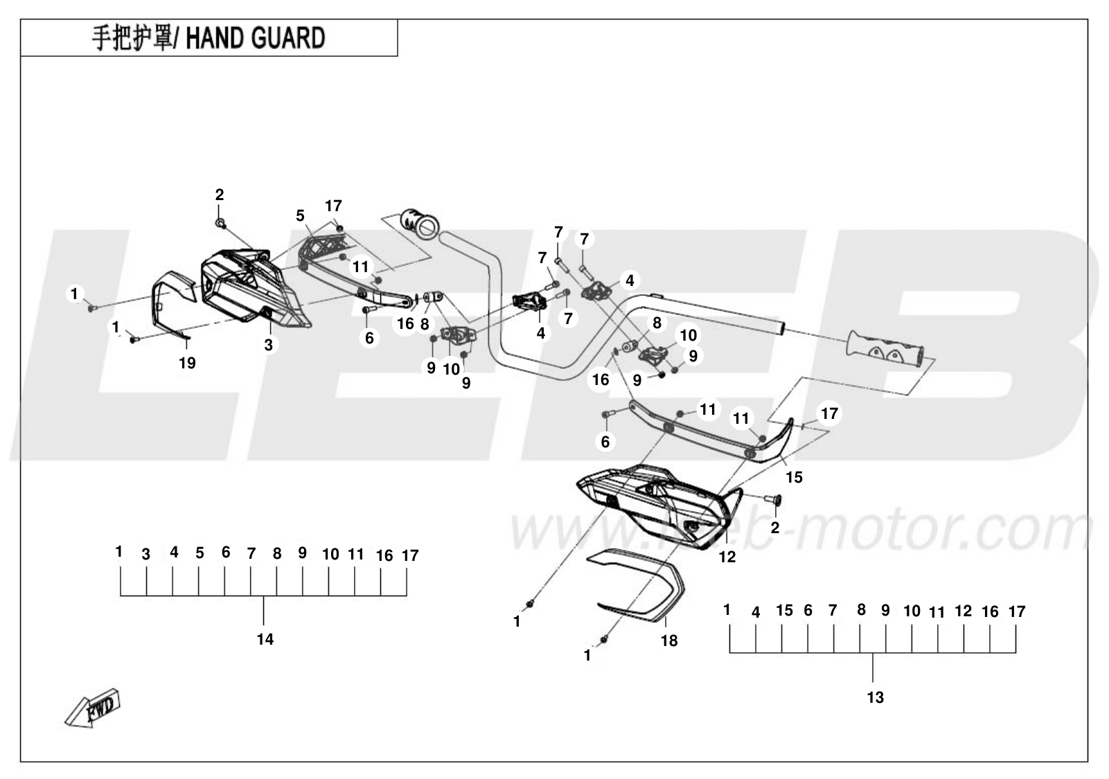 F10-3 HAND GUARD