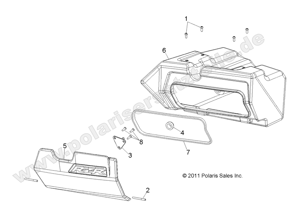 BODY, GLOVEBOX BODY, GLOVEBOX
