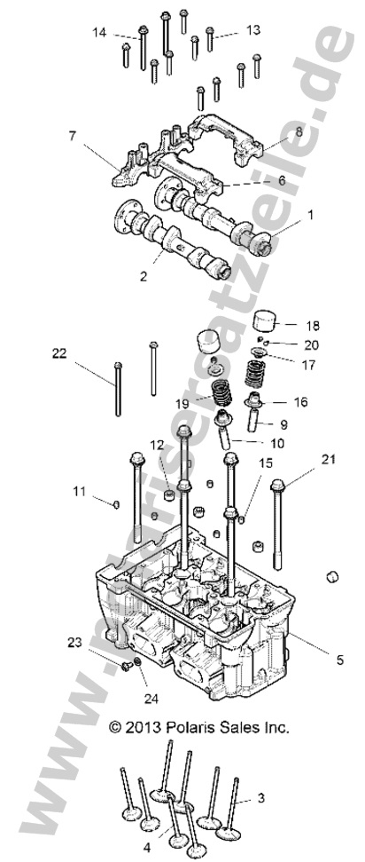 ENGINE, CYLINDER HEAD AND VALVES ENGINE, CYLINDER HEAD AND VALVES