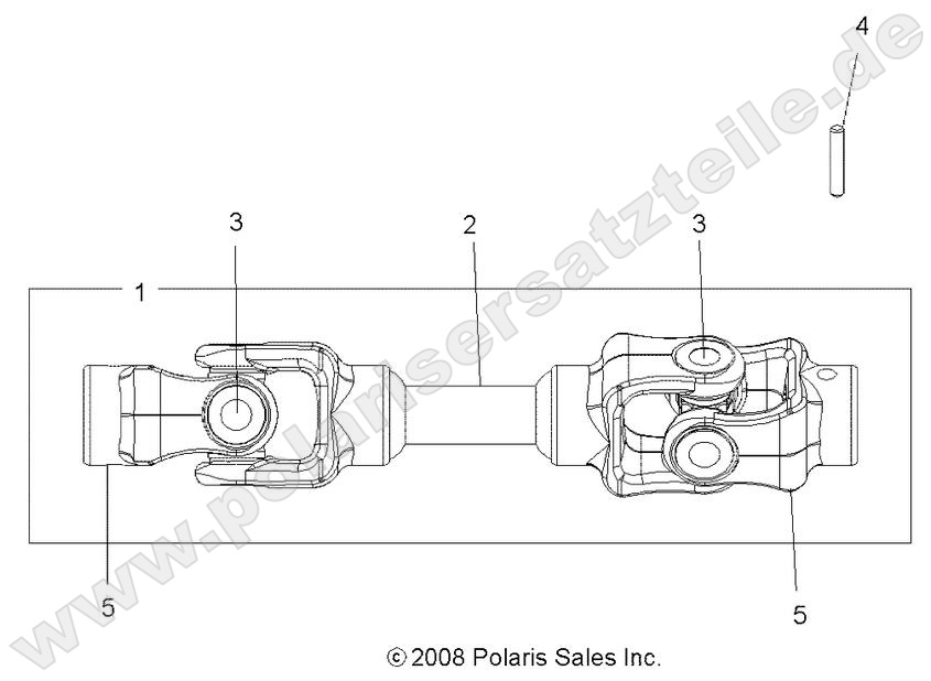 DRIVE TRAIN, MID PROP SHAFT DRIVE TRAIN, MID PROP SHAFT