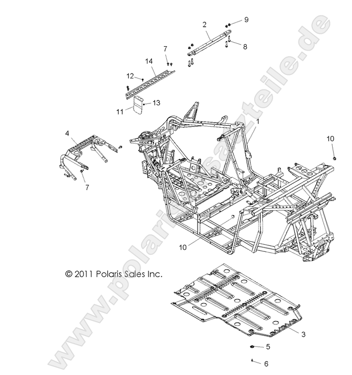 CHASSIS, MAIN FRAME and SKID PLATE CHASSIS, MAIN FRAME and SKID PLATE