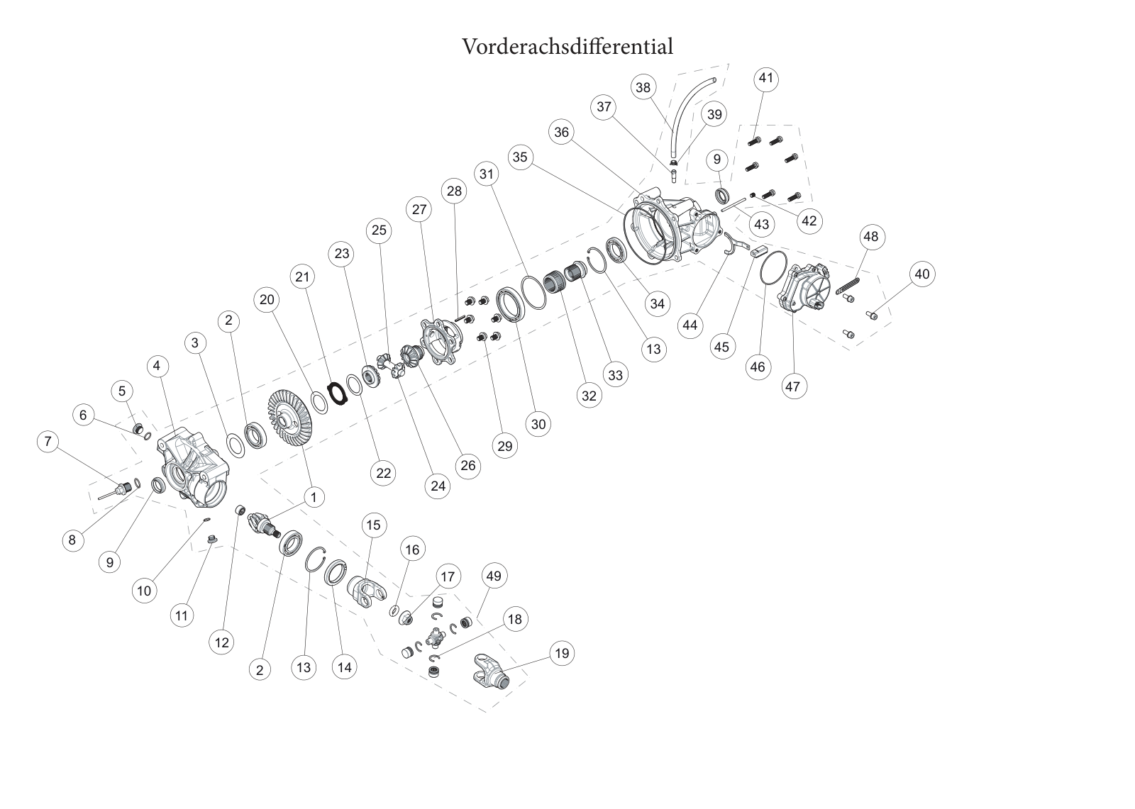 Vorderachsdifferential