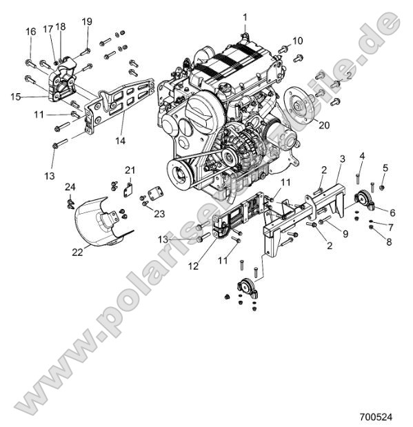 Engine, Mounting Engine, Mounting